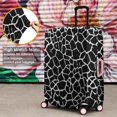 thumbnail image 4 of Black and White Giraffe Pattern Luggage Cover Fashion Suitcase Cover Baggage Covers Fit 25-28 Inch Luggage (Go Travel), 4 of 5
