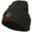 Olive, variant on Rasta Peace Symbol Embroidered Long Beanie - Olive OSFM