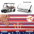 thumbnail image 6 of chaqlin Club Car Seat Cushion Covers Breathable, Compatible with Golf Cart Sports, Golf Cart Seat Covers Fit for Yamaha EZGO, Blue Star, 6 of 8