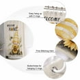thumbnail image 5 of Shower Curtains Sets for Bathroom Decor Welcome Home GnomeWaterproof Bathroom Curtain with Hooks,Vintage Sunflower Bee Butterflyfor Bathroom Decor,60x72IN, 5 of 7