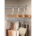 thumbnail image 1 of 1pc multifunctional wooden hanger for underwear, belts, ties and vest storage, drying, hanging and organizing wardrobes, student dormitories and homes, 1 of 4