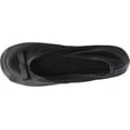 thumbnail image 5 of isotoner women's signature  satin ballerina slipper, black, 9.5/10.5, 5 of 6