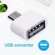 thumbnail image 3 of Adaptador OTG Cable Micro USB Convertidor USB 2.0 a USB para Ratón ( ) Blanco 1pc, 3 of 9