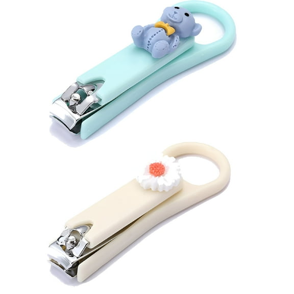LAMIRO 2Pcs Fingernail Clipper, Very Sharp and Cute Nail Clippers, Suitable for Adults and Children