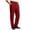 Wine #09, variant on Mens Dress Pants with Pockets, Elastic Waist Casual Business Pants,Regular Fit Straight Leg Work Pants, Pleated Front Slacks Pant 2XL
