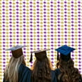 thumbnail image 4 of Opvise Graduation Rain Curtain with Bachelor's Hat Design - Purple & Gold Tassel Backdrop for 2025 Graduation Party Decor, Photo Prop, Stage Decoration - PET Material Gold & Purple, 4 of 8
