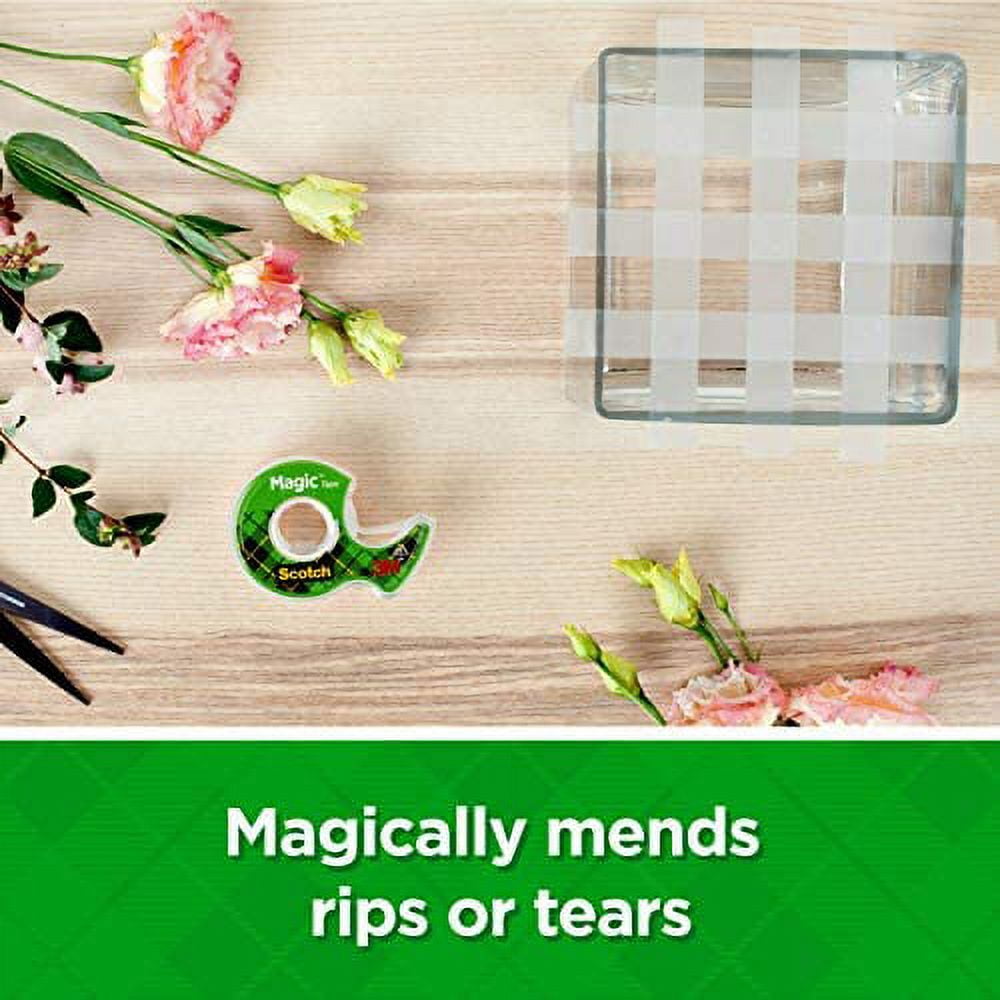 Scotch Magic Tape, with Dispensers, 3/4 x 650", 6 Count