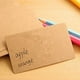 thumbnail image 3 of 300 Unids En Blanco de Papel de Kraft Tarjetas de Visita Tarjeta de Palabra Mensaje Tarjeta de Regalo de Bricolaje, 3 of 6
