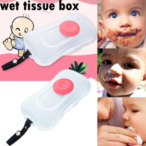 Baby Wipes Travel Case Wet Kids Box Changing Dispenser Home Use Storage Box YZZ 