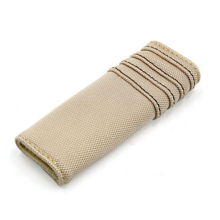 Beige Hand Brake Lever Protective Sleeve Dust Cover Pad for Car