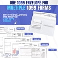 thumbnail image 3 of Sobres fiscales Dutymark 1099 con cierre automático para formularios láser 1099, 3 of 8
