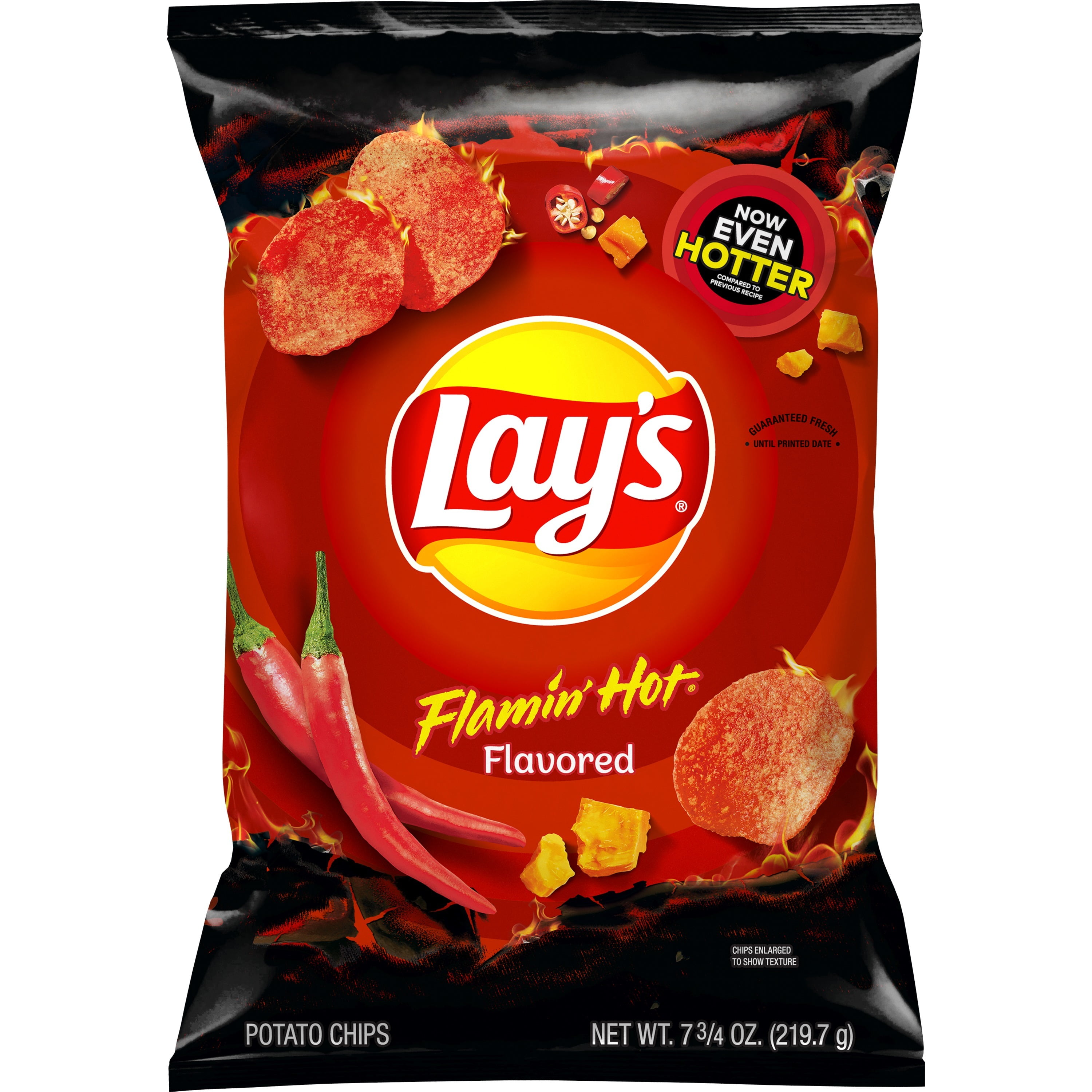 Lays Potato Chips Flamin Hot Flavor 775 Oz Bag