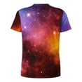 thumbnail image 5 of T Shirt For Men Galaxy And Nebula T-Shirt Outer Space Hippie Short Sleeve Pattern Tops Cheap Summer, 5 of 7