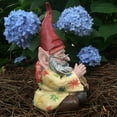 thumbnail image 4 of Homestyles The 60\'s Jerry "Peace Man" Hippie Meditating Yoga ZEN Gnome Home & Garden Gnome Statue 10"H, 4 of 5