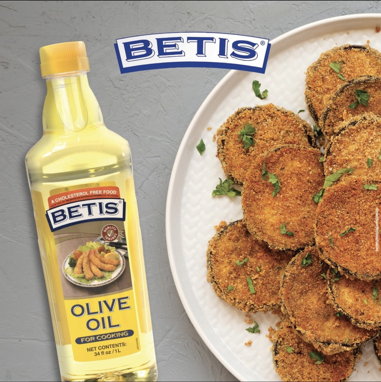Betis Cholesterol Free Cooking Olive Oil, 34 fl oz
