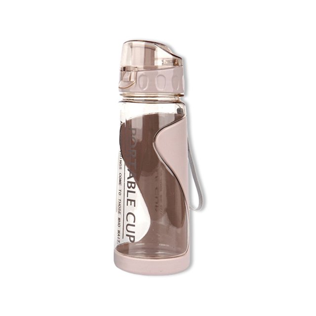 Injueey Botella de agua deportiva 500-600ml Copa de bebida de bicicleta de doble capa Gimnasio Hervidor de fitness Ciclismo Senderismo Drinkware con tapa Type2 NO2 Injueey HA010294-01