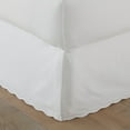thumbnail image 2 of Stone Cottage Solid Scallop White King Tailored Bedskirt, 2 of 2