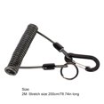 thumbnail image 2 of Cuerda de seguridad con cordón de bobina de pesca con alambre de mosquetón en el interior para alicates y empuñaduras de labios, 2 of 8