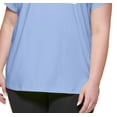 thumbnail image 3 of DKNY Sport Womens Plus Logo Activewear Pullover Top, 3 of 3