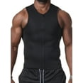 thumbnail image 5 of Tinglu Men Workout Tank Top Shapewear Shirt Waist Trainer Fitting Vest, 5 of 6