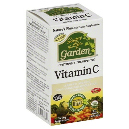 Natural Organics Laboratories Natures Plus Source of Life Garden Vitamin C, 60