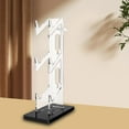 thumbnail image 1 of Universal Controller Stand Holder Organizer Ornament Storage Desktop Display Rack Transparent Headset Hanger for Gaming Accs Gamepad Display , Black, 1 of 8