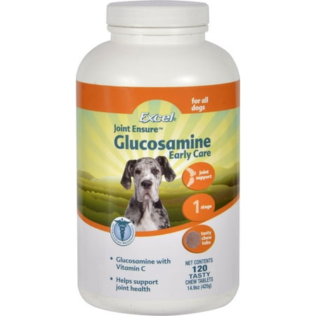 EXCEL GLUCOSAMINE CHEWABLES WITH VIT C