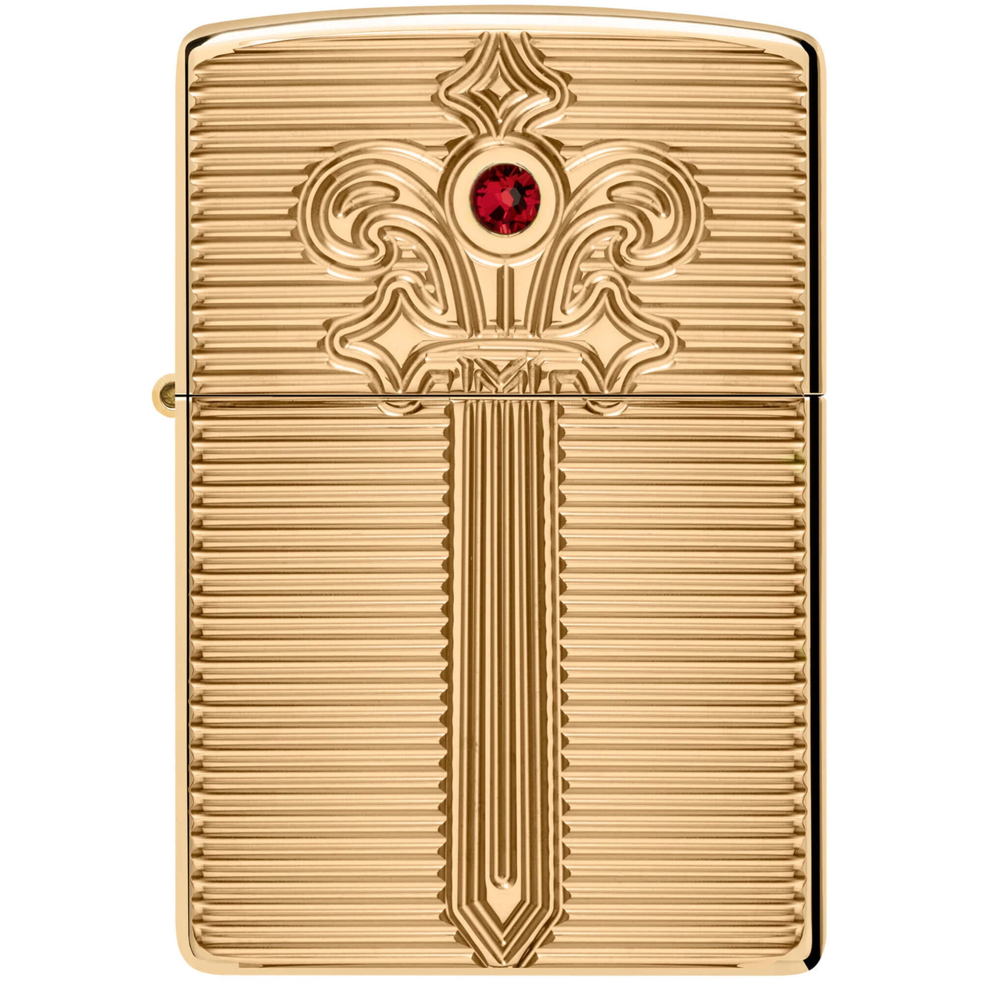 Zippo 46737 Royal Saber with Ruby-Red Crystal Windproof Lighter