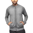thumbnail image 4 of X RAY JEANS Mens Full-Zip Sweater Jacket, Heather Grey, 6XL, 4 of 8