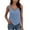 Blue-tank tops for women, variant on Womens Tank Tops Sleeveless Crewneck Button Down Shirts Summer Casual Comfy Going Out Blouses
