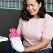 PowerStep Pinnacle Pink Full Length Orthotic Shoe Insoles with Neutral Arch Support for Plantar Fasciitis