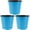 Blue, variant on 3pcs Round Bucket Thicken Plastic Flower Pots Tree Growing Bucket Garden Balcony Pot (Blue, 5 Gallons Capacity)