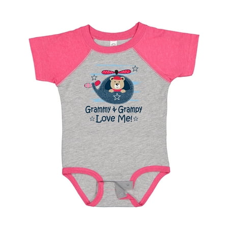 

Inktastic Grammy and Grampy Love Me for Boy Boys Baby Bodysuit