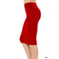thumbnail image 1 of Zenana Women & Plus Premium Cotton Basic Bodycon Knee Length Midi Office Pencil Skirt, 1 of 3