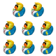 thumbnail image 1 of Trump Rubber Duck Baby Bath Toys Patitos Goma para (Gafas Trump), 1 of 4