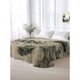 thumbnail image 5 of Medieval Octopus King Size Flat Sheet, Wrinkleproof & Fadeproof Cooling Flat Bed Sheet Only, Vintage Nautical Boat Retro Map Breathable Soft Bedding Top Sheets 105 x 98 Inches, 5 of 8