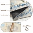 thumbnail image 6 of 3'x5' Area Rugs, Coastal Beach Starfish Indoor Outdoor Area Rug for Living Room Bedroom, Summer Vintage Watercolor Wave Washable Bathroom Rugs Kitchen Floor Carpet Mats Home Decor Aesthetic, 6 of 8
