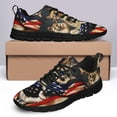 thumbnail image 4 of German Shepherd Running Shoes Sneakers Mesh Black Size 6, 4 of 5