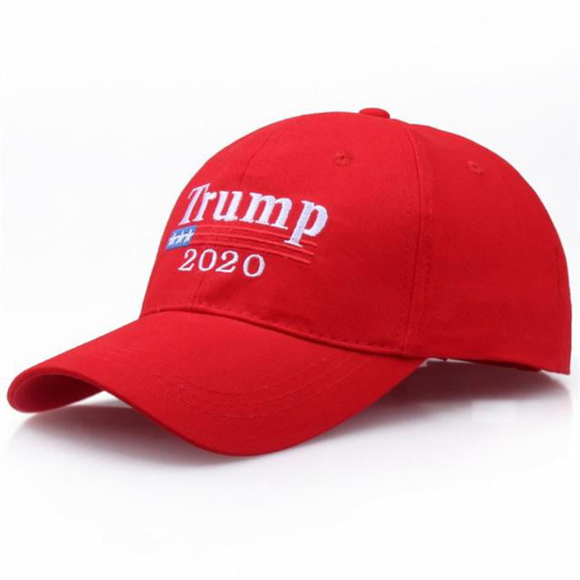 Trump 2020 President Make America Great Again MAGA Baseball Cap Hat Red Black 