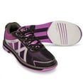 thumbnail image 3 of KR Strikeforce Kross Black/Purple Women's Bowling Shoes, Size 8.5, 3 of 5