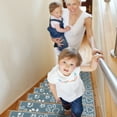 thumbnail image 2 of Paw Collection Contemporary, Cozy, Vibrant and Soft Stair Tread Mats & Rugs, 9'' x 28'', 2 of 6