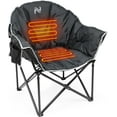 Slsy 2 Pack Heated Camping Chair with 3 Heat Levels, Oversized Portable