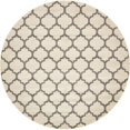 thumbnail image 1 of Unique Loom 3128671 10 x 10 Pi Philadelphia Treillis Tapis Rond&44; Beige, 1 of 2