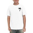 thumbnail image 3 of Mercatoo Boys 𝐏alm Tree Print Short Sleeve Crewneck Tees Teen Summer Short Sleeve Cotton Graphic T-Shirts Casual Trendy Clothes, 3 of 3