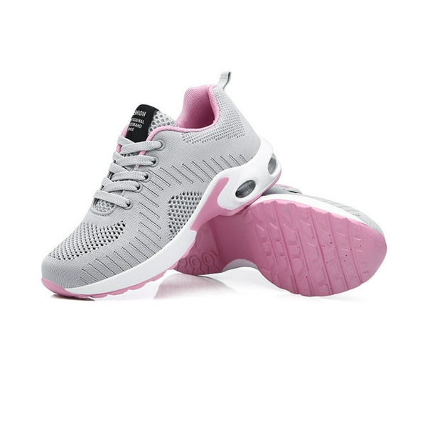 Minnieouse 1 par de zapatillas deportivas transpirables para mujer, zapatillas deportivas para caminar, calzado para hacer ejercicio de Calzado Gris/40