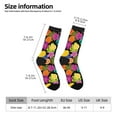 thumbnail image 2 of Logiee Hawaiian Style Print Adult Socks for Men & Women,Calf Socks, Ankle Socks,Boots Socks,Breathable Casual Sock,Unisex Crew Socks, 2 of 6