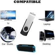 10 Pack USB Flash Drive Free Customized Personalized Logo, Custom Name USB 2.0 Metal Portable Disc, USB Thumb Drive Memory Stick Customized Logo for Company Advertising Individuals(16GB*10PACK)