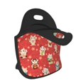 Salouo Japanese Maneki Cats for Lunch Tote,Lunch Bag Insulated Lunch