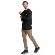 Wrangler Workwear Mens Long Sleeve Performance Work Pocket T-Shirt, Size S-5XL & LT-4XLT