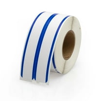 Dymo Compatible LV-30275 File Labels w/Blue Stripe - 2-up